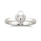 Personally Stackable 1/8 Ct. T.w. Diamond Heart Ring