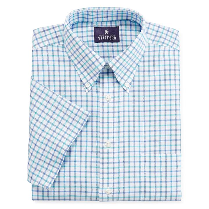 Stafford Short-sleeve Oxford Dress Shirt