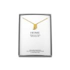 Diamond Accent 14k Yellow Gold Over Silver Indiana Pendant Necklace