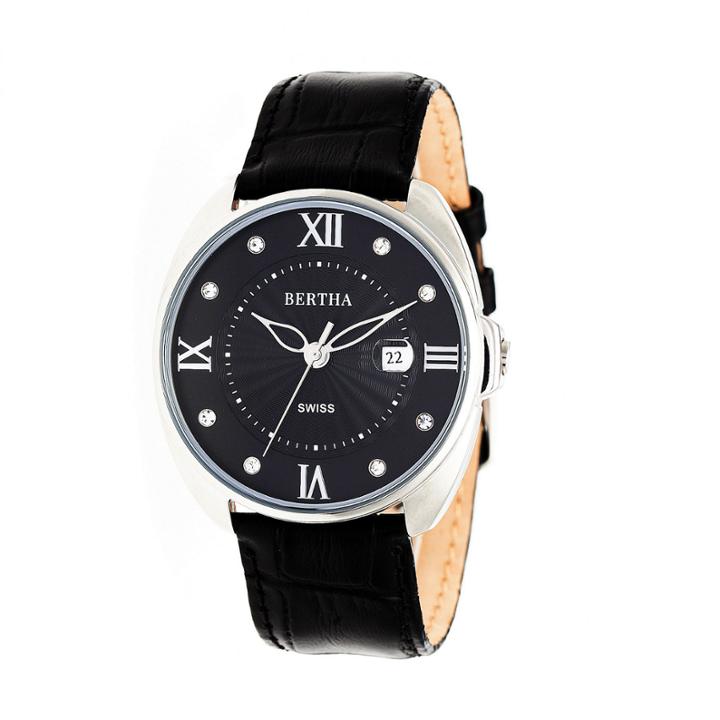 Bertha Womens Black Strap Watch-bthbr6304