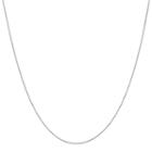 14k White Gold Solid Wheat 14 Inch Chain Necklace