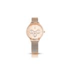 Daisy Fuentes Womens Rose Goldtone Strap Watch-df120rg