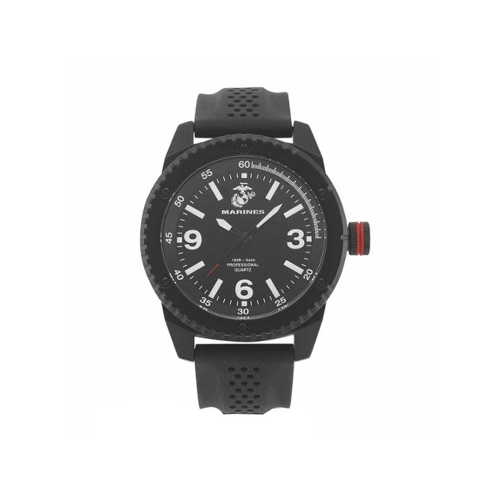 Wrist Armor U.s. Marine Corps C20 Mens Black Strap Watch-37100001
