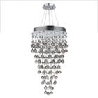 Icicle Collection 9 Light Chrome Finish And Clearcrystal Chandelier