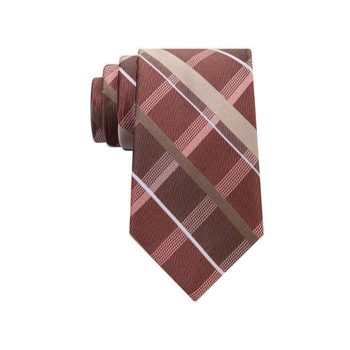 Stafford Comfort Stretch Open Plaid Tie