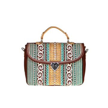 Montana West Mia Embroidery Satchel