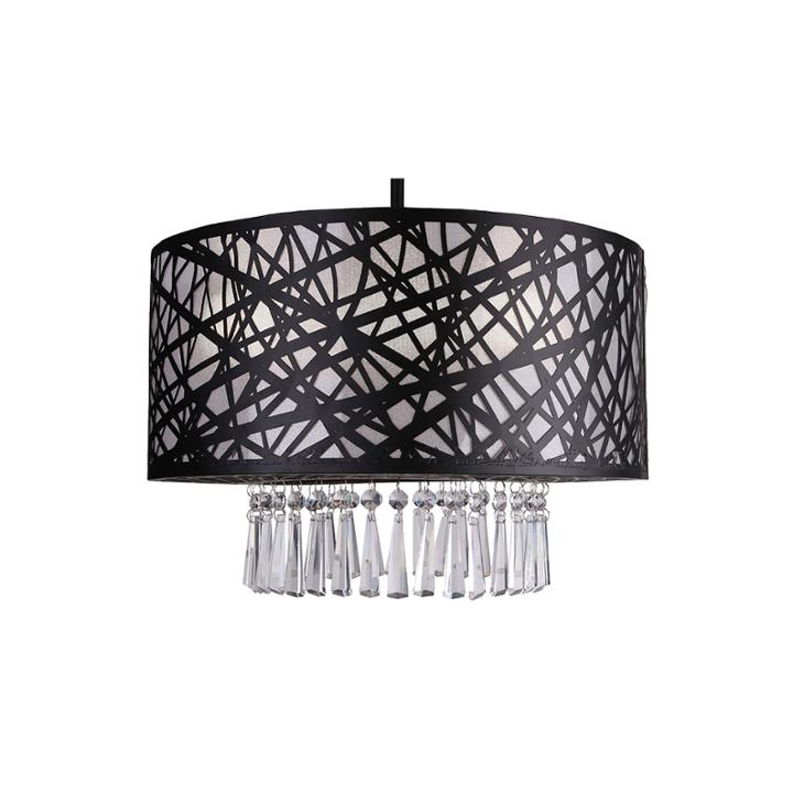 Wynne 3-light Black Chandelier
