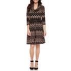 Studio 1 Belted 3/4 Sleeve Sweater Dress-petites