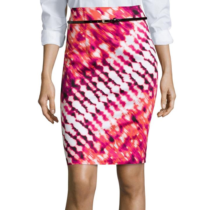 Worthington Belted High-waist Skirt - Tall