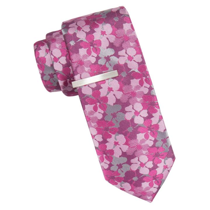 Jf J.ferrar Floral Tie