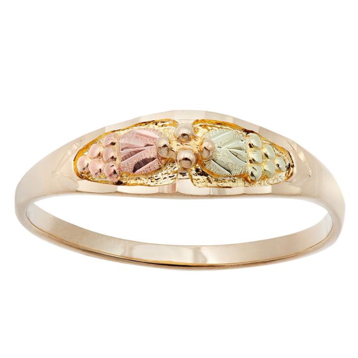 Black Hills Gold Landstroms Womens 10k Gold Wedding Band