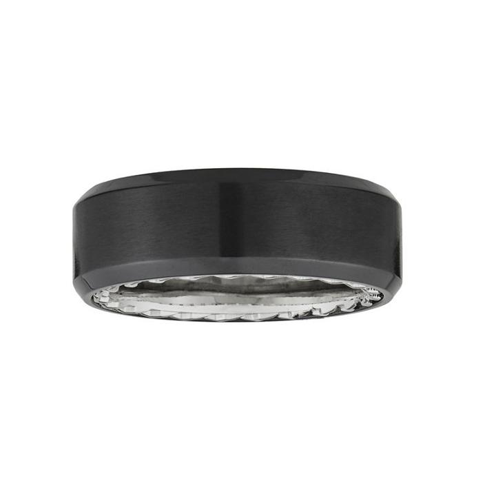Mens Cobalt Titanium Wedding Band