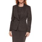 Black Label By Evan-picone 1-button Suit Jacket