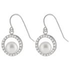 Splendid Pearls Pearl Round Drop Earrings