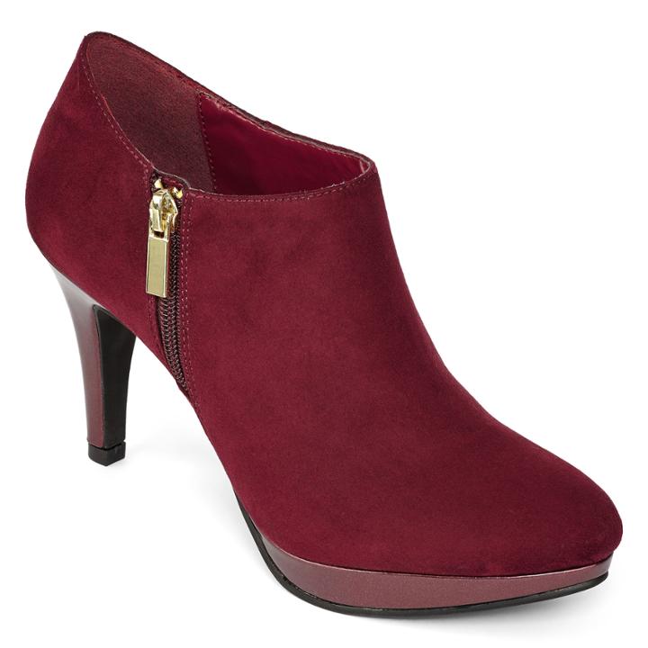 Liz Claiborne Ella Womens Ankle Booties