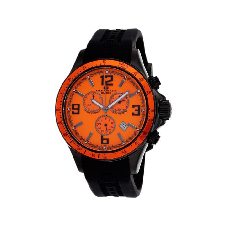 Oceanaut Mens Black Strap Watch-oc3343