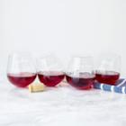Cathy's Concepts Tipsy Valentine 4-pc. Stemless Wine Glass
