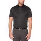 Pga Tour Easy Care Short Sleeve Jacquard Polo Shirt