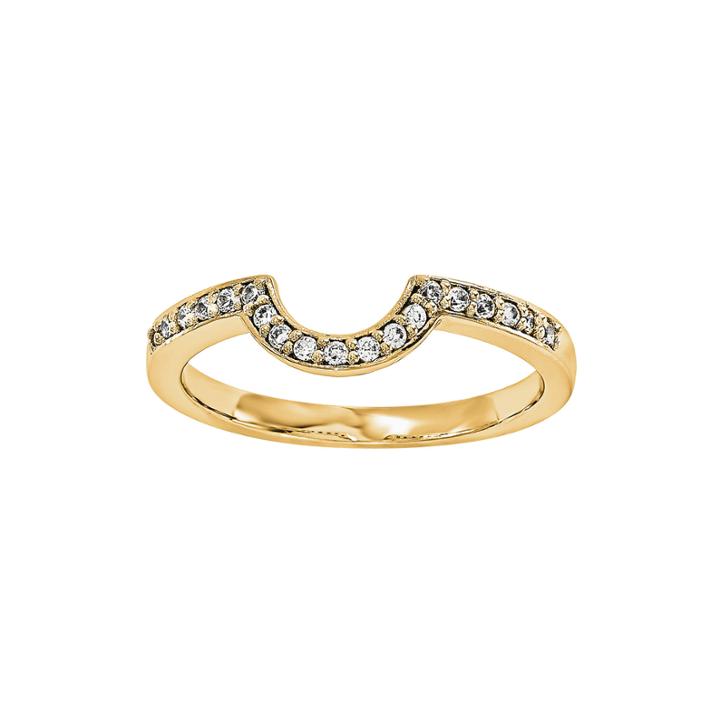 1/5 Ct. T.w. Diamond 14k Yellow Gold Ring Wrap