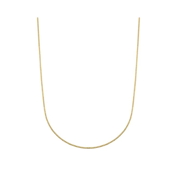 14k Yellow Gold 24 Solid Box Chain Necklace