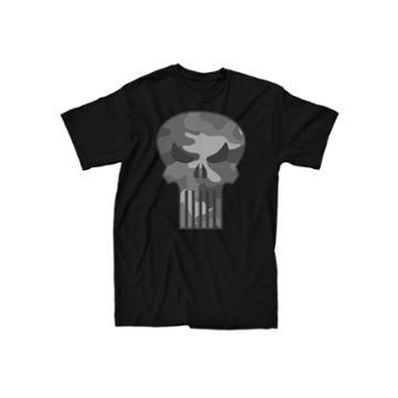 Camo Punisher Short-sleeve Cotton T-shirt