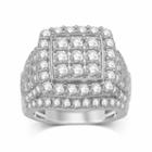 Modern Bride Signature Womens Genuine Diamond Round Engagement Ring