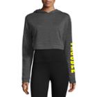 Flirtitude Trouble Cropped Sweatshirt-juniors