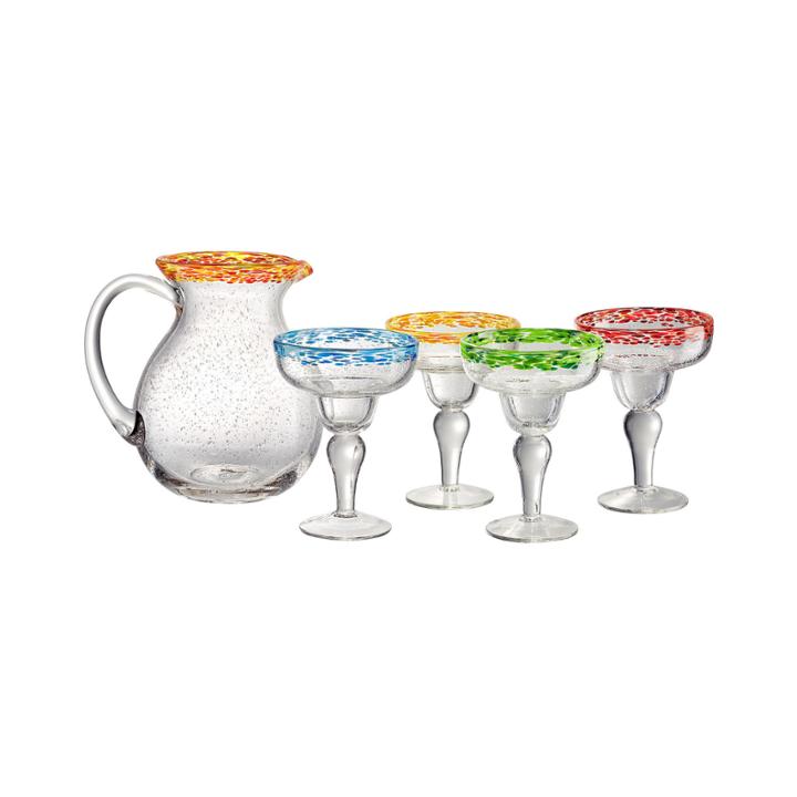 Mingle 5-pc. Margarita Glass Set