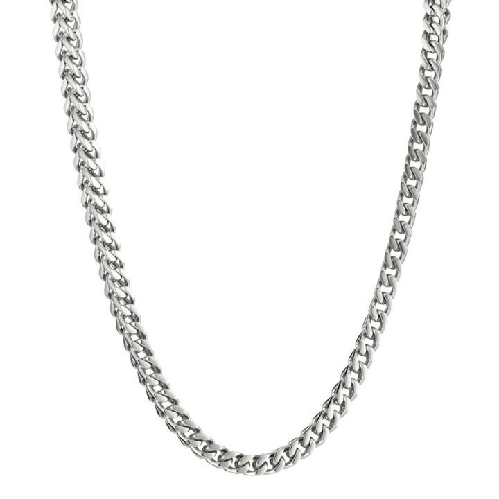 Mens Stainless Steel 30 4mm Thin Rolo Chain