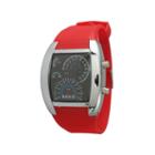 Olivia Pratt Mens Red Silicone Digital Watch 8144red