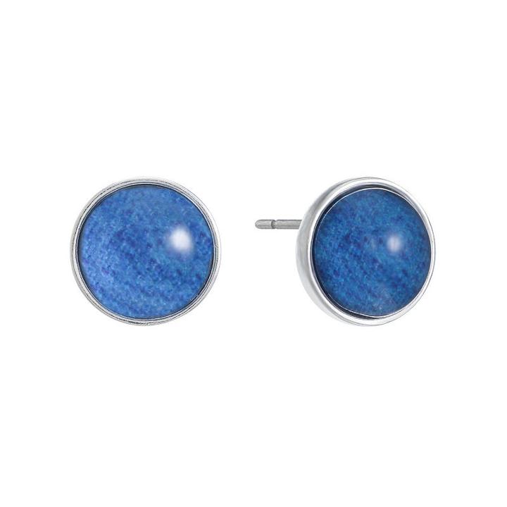 Liz Claiborne Blue 15.5mm Round Stud Earrings