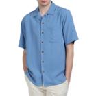 Sandals Cay Men's Herringbone Silk Camp Shirt