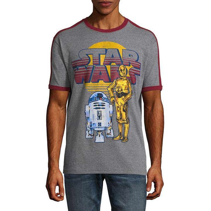 Star Wars Old School Droids Graphic Tee