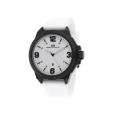 Oceanaut Mens Armada White Rubber Strap Watch