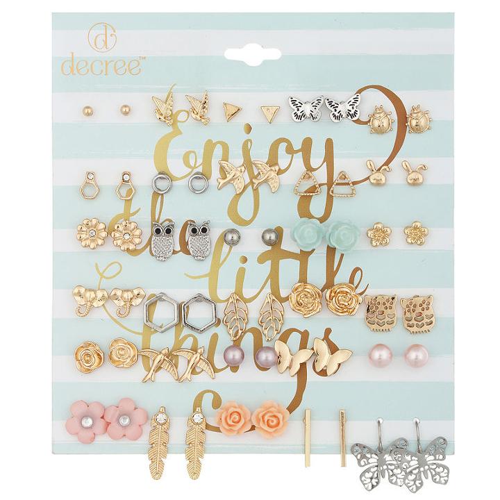 Decree 1 Inch Stud Earrings