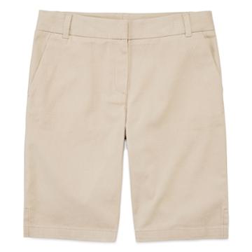 Izod Stretch Twill Regular Fit Bermuda Shorts