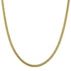 Semisolid Wheat 16 Inch Chain Necklace