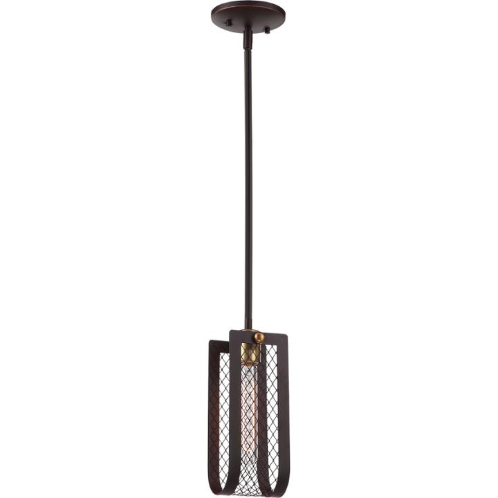 Filament Design 1-light Patina Bronze Vintage Brass Accents Pendant Mini-pendant