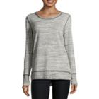 Xersion Long Sleeve Crew Neck Pullover Sweater - Tall