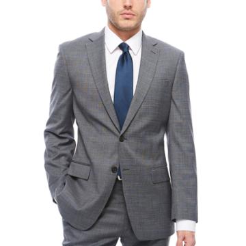 Claiborne Squares Slim Fit Stretch Suit Jacket-slim