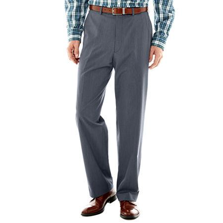 Izod Light Blue Tic Flat-front Suit Pants-classic Fit
