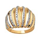 Womens Two Tone 10k Gold Band