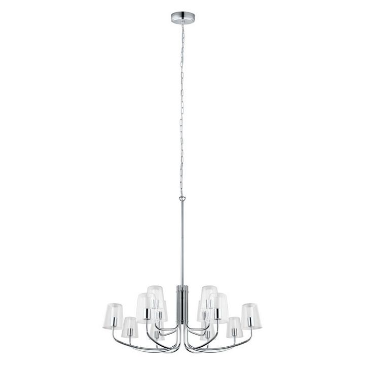 Eglo Noventa Led 33 Inch Chrome Chandelier Ceilinglight