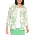 Alfred Dunner 3/4 Sleeve Blouse