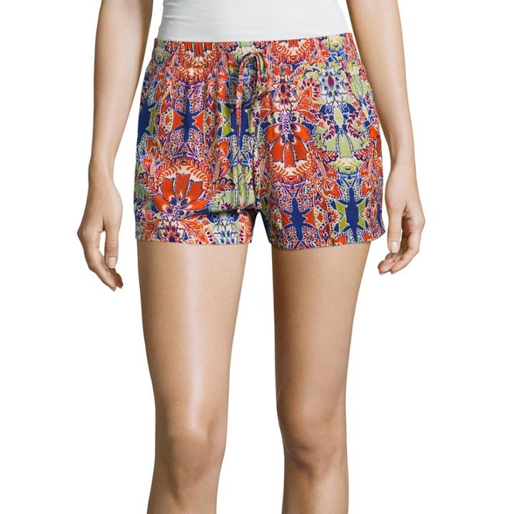 Bebop Daisy Woven Soft Shorts-juniors