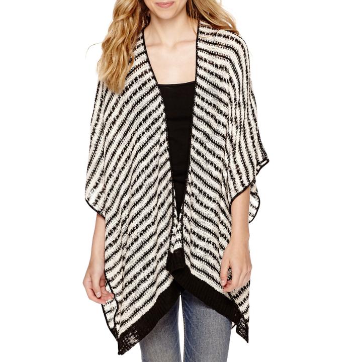 Decree 3/4-sleeve Poncho