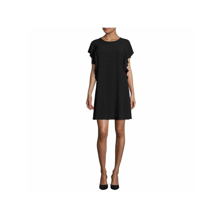 Worthington Short Sleeve Shift Dress-talls