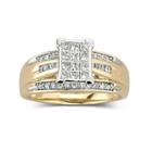 1/2 Ct. T.w. Diamond Bridal Ring 10k Gold