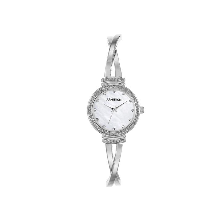 Armitron Now Womens Silver Tone Watch -75/5474mpsv