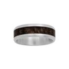 Mens Stainless Steel 8mm Wedding Band